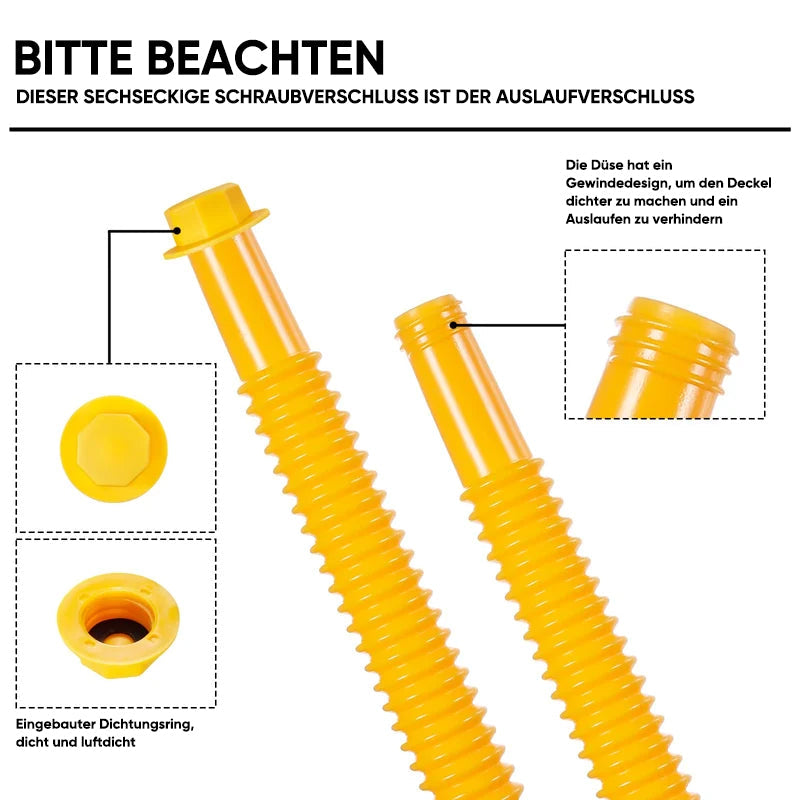 Austausch des Gaskanisterauslaufs