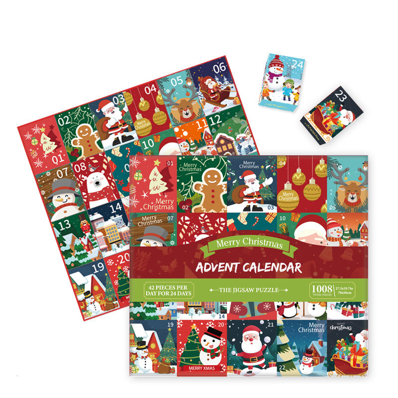 🎄Weihnachtliches Adventskalender-Puzzle