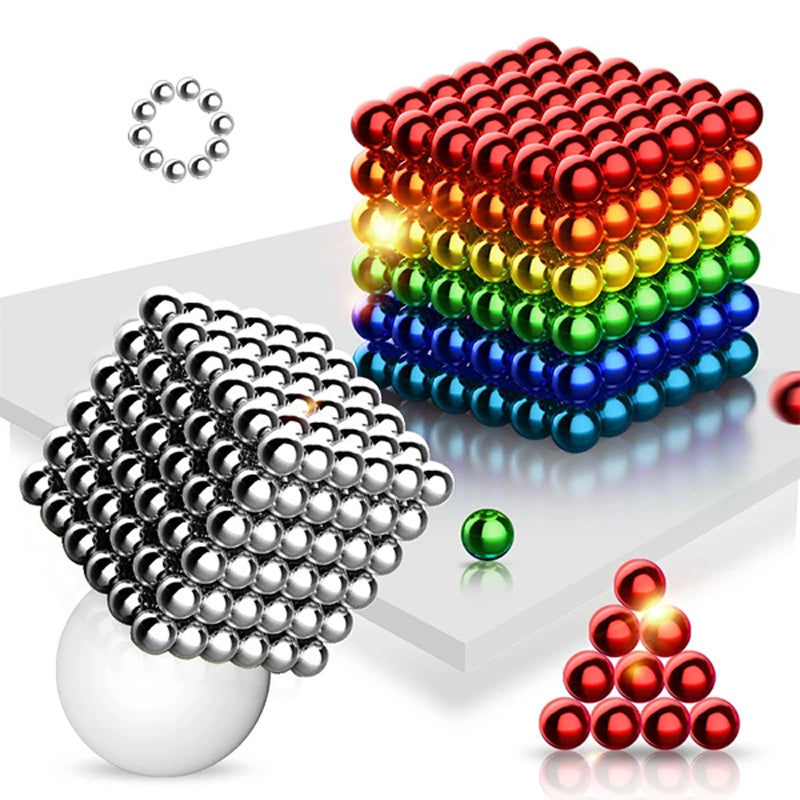 Mehrfarbige Magnetkugeln