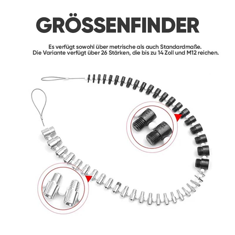 Gewindeprüfer für Schrauben und Muttern