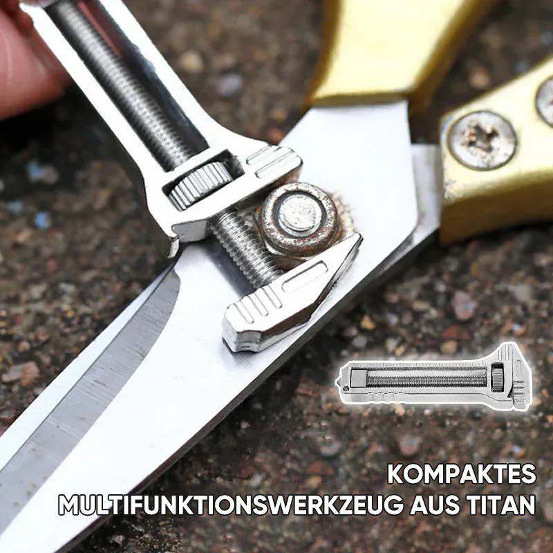 Kompaktes Multifunktionswerkzeug aus Titan