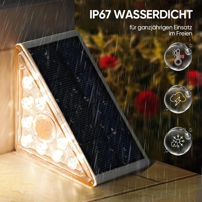 🌞LED-Solar-Stufenlichter Wasserdichtes Treppenlicht für draußen🔆