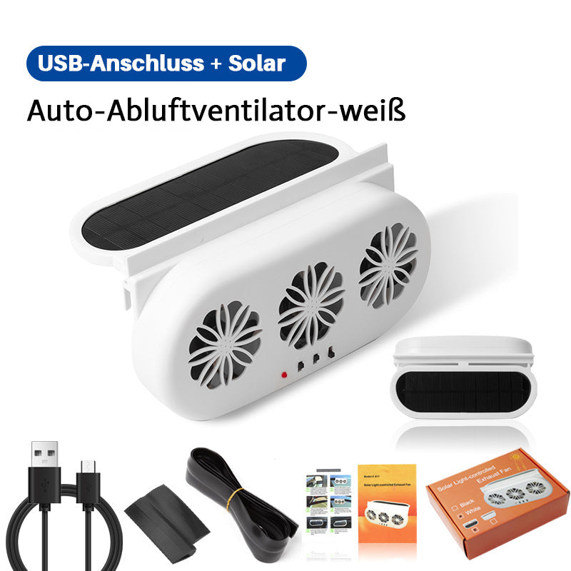 Solarbetriebener Autoabluftventilator