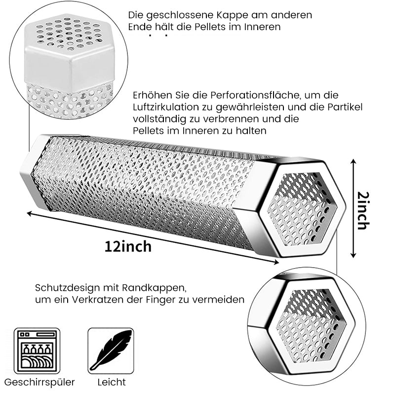 Pellet-Räucherrohre für alle Grills oder Räuchergeräte