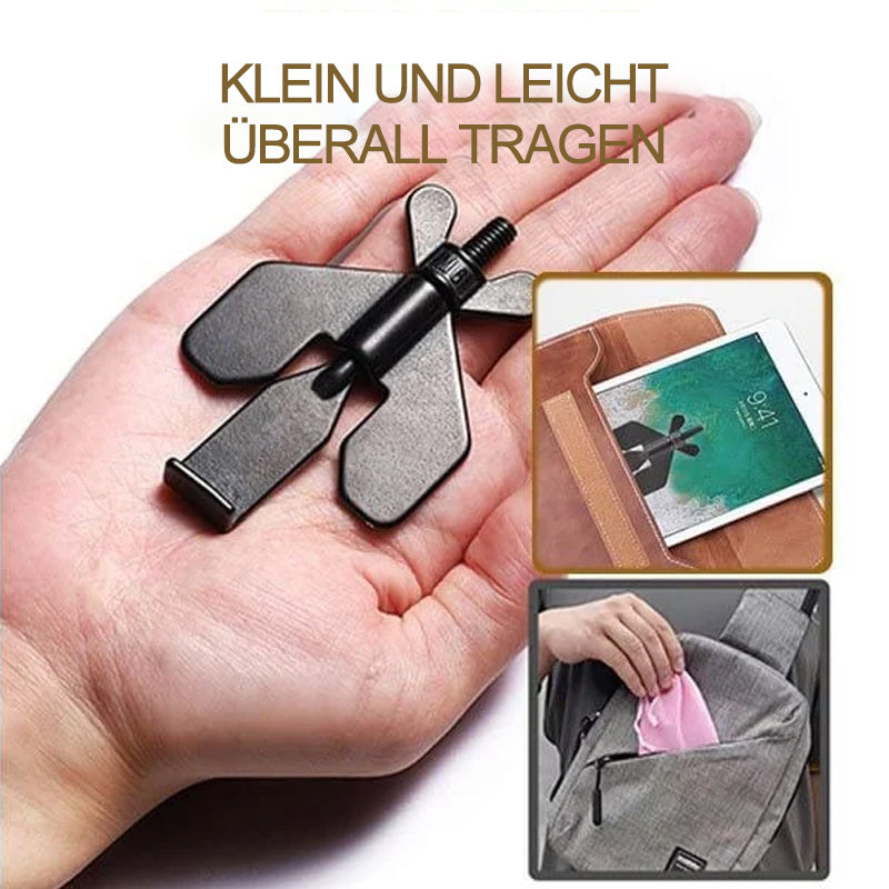 Tragbarer Sicherheitstürstopper für Reisen