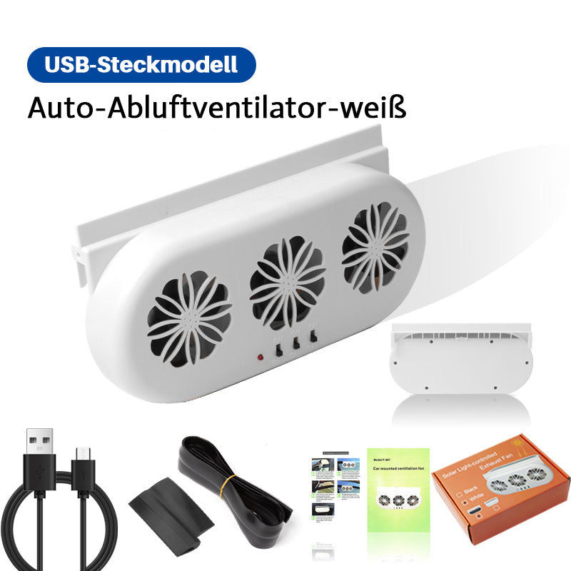 Solarbetriebener Autoabluftventilator