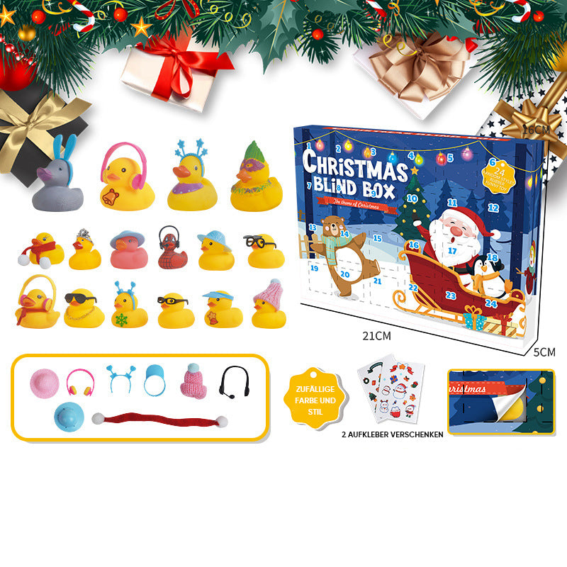 Weihnachten Gelbe Ente Blind Kiste