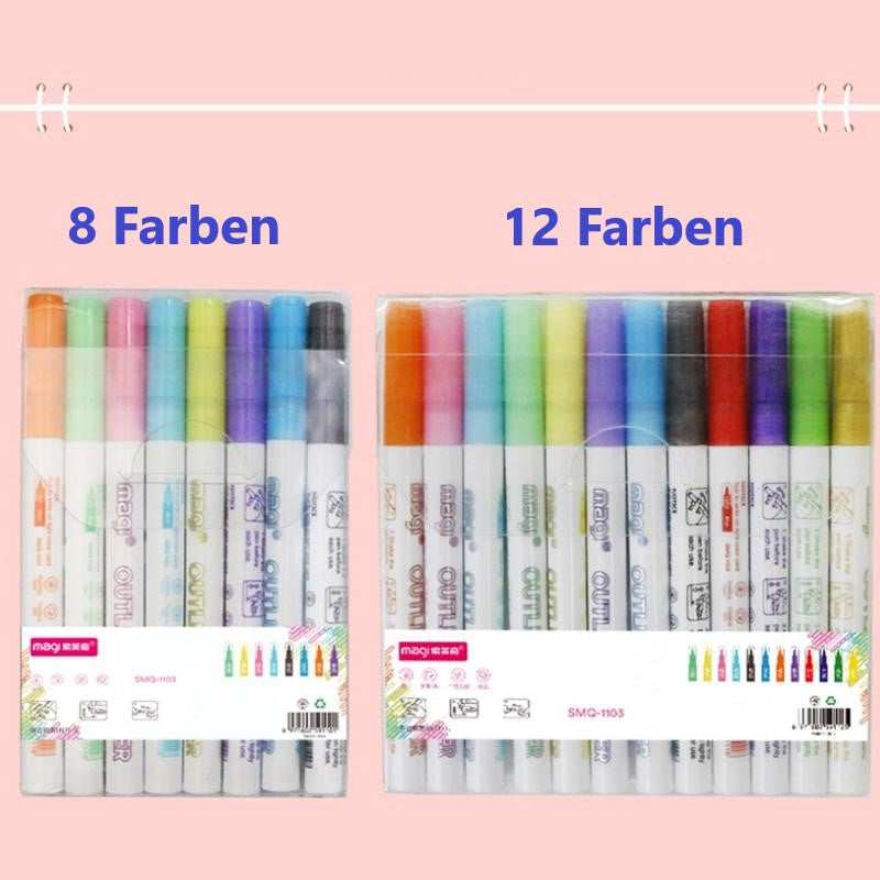 Stift mit doppelter Linie