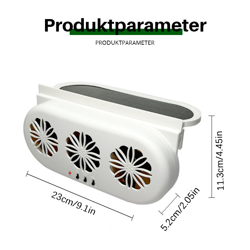 Solarbetriebener Autoabluftventilator