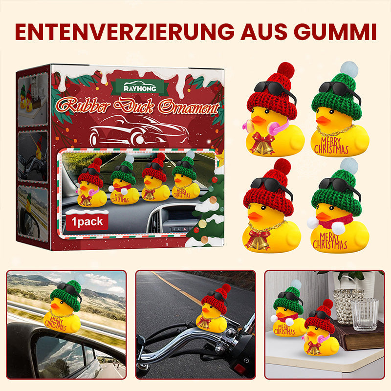 Weihnachten Gummiente Autodekoration