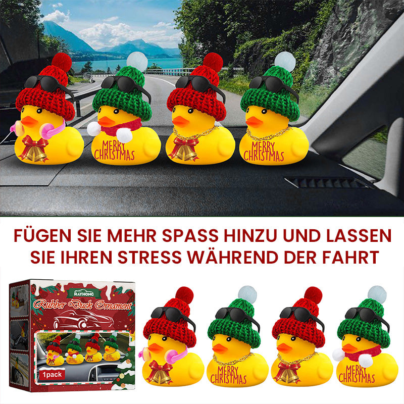 Weihnachten Gummiente Autodekoration