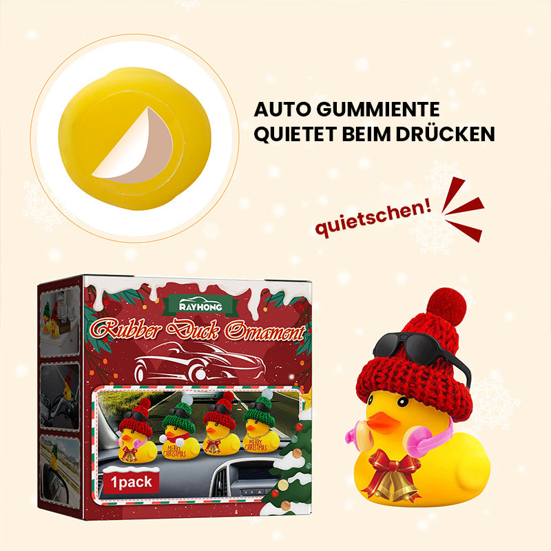 Weihnachten Gummiente Autodekoration