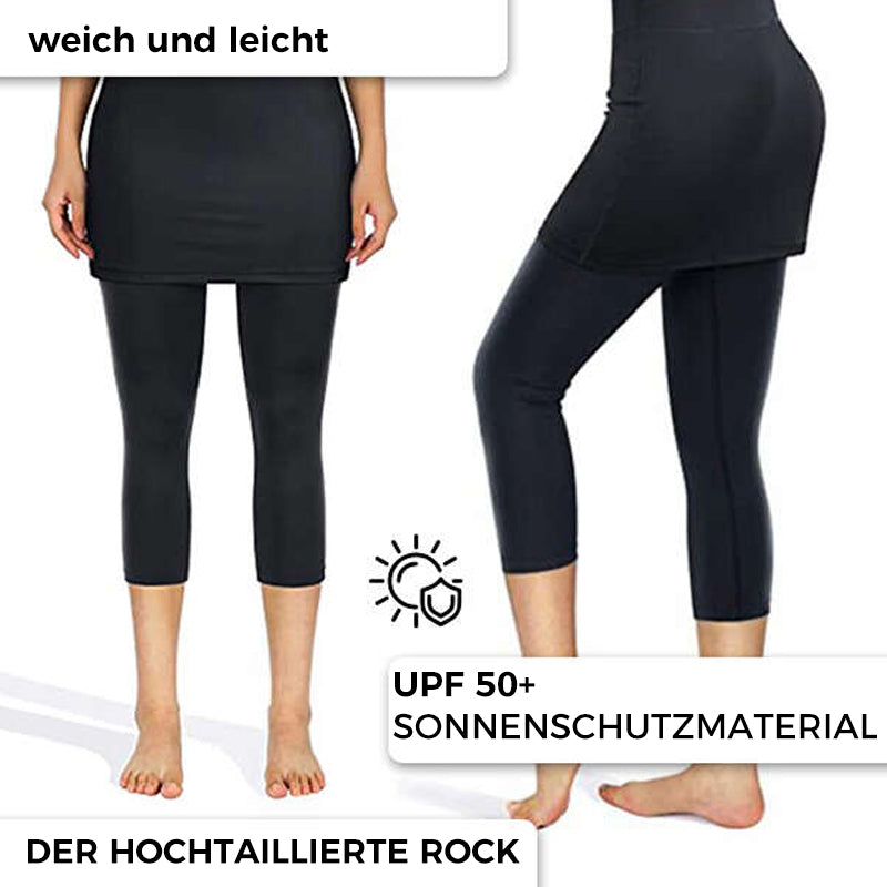 Einfarbige Lässige Yogahose mit Seitentaschen