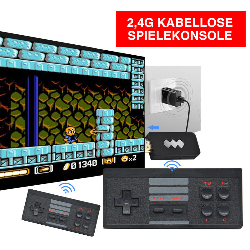 Nostalgische Retro-Spielkonsole