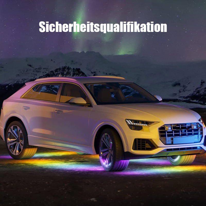 Bunte Lichtleisten für Auto-Chassis (4 Stück)