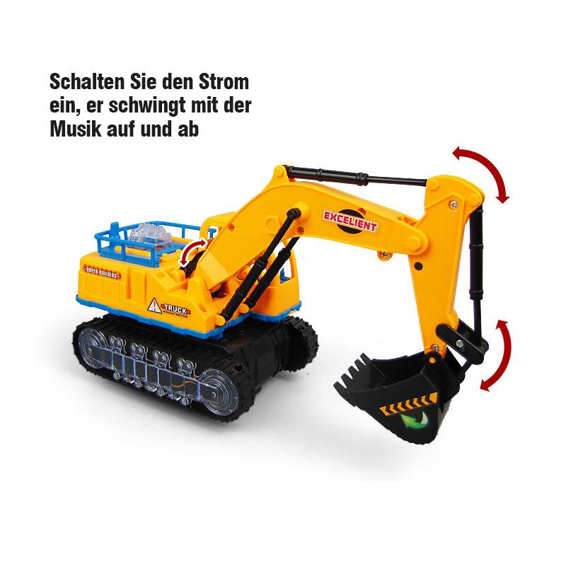 Elektrischer Bulldozer oder Bagger für Kinder