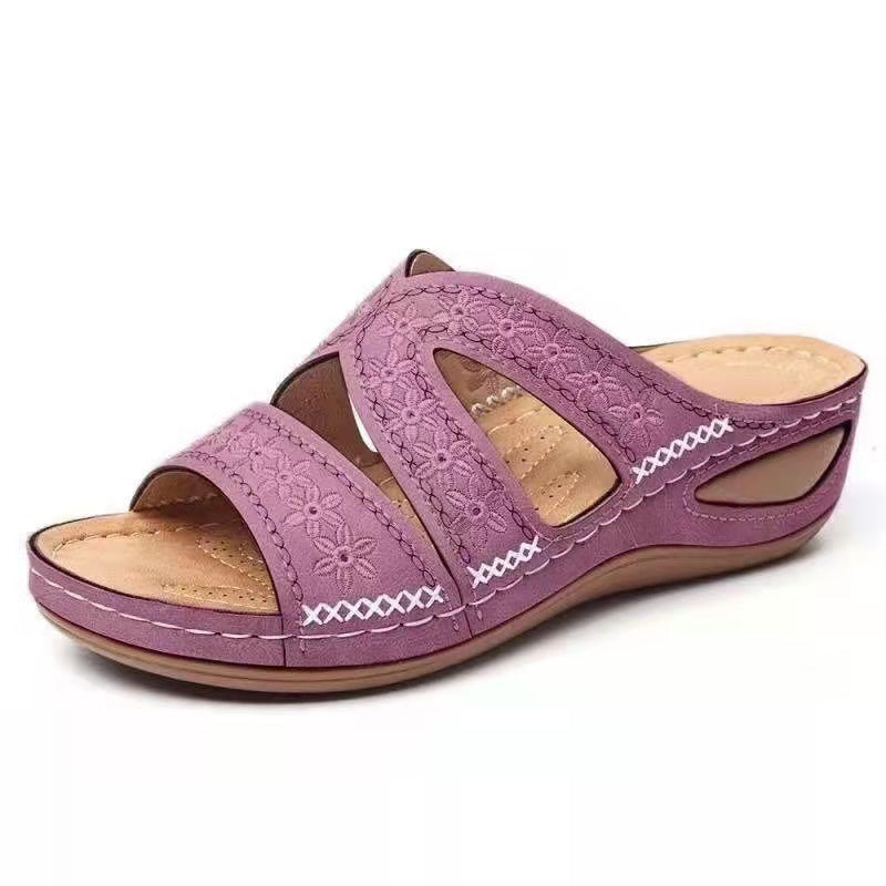 Sommer bestickte Sandalen