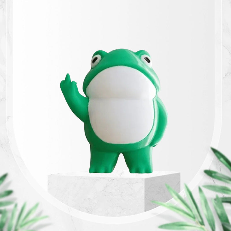 Mittelfinger-Frosch-Ornament