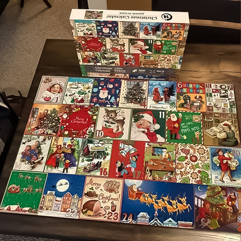 🎄Weihnachtliches Adventskalender-Puzzle