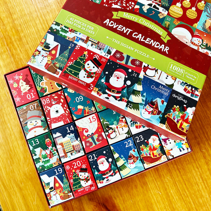 🎄Weihnachtliches Adventskalender-Puzzle