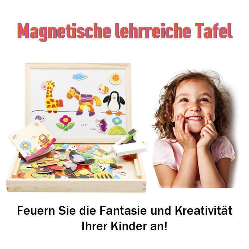 Kinder Lehrreiche Tafel Holz Puzzlespiel