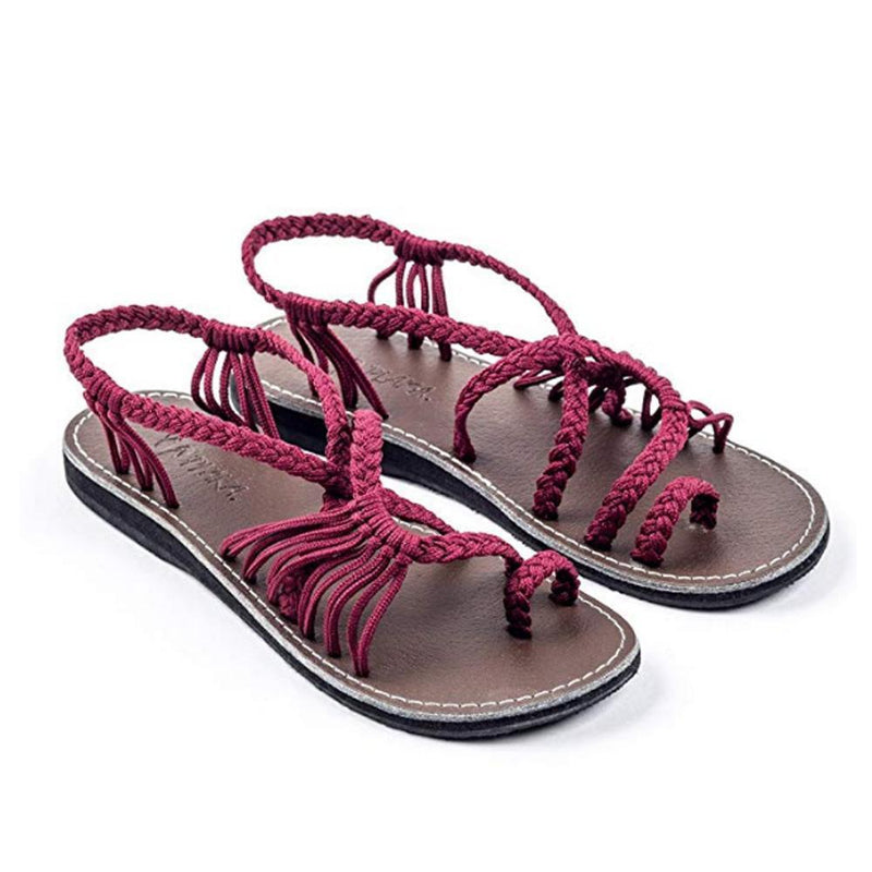 Flip Flops Kreuzband Geflochtene Sandalen