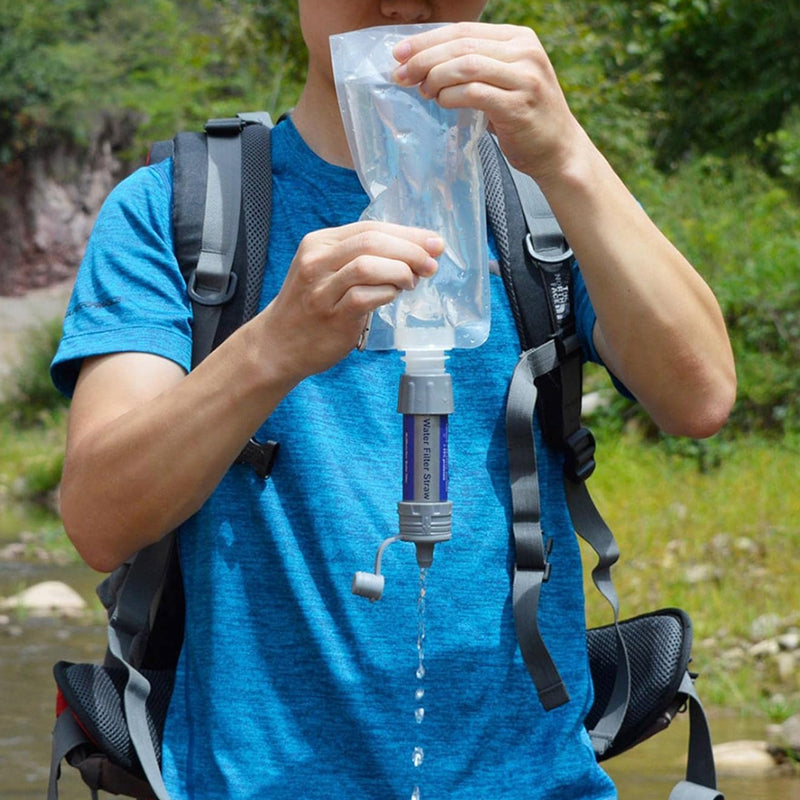 Tragbarer Wasserfilter für Camping