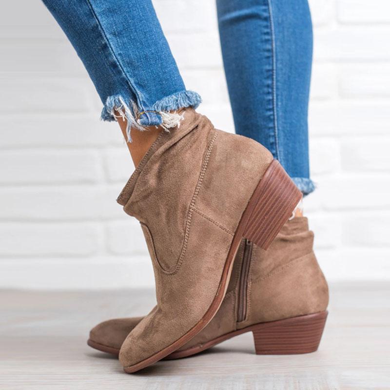 Damen Lässige Elegante Stiefeletten