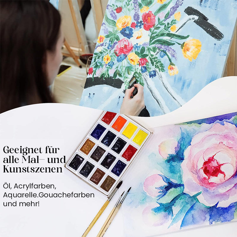 24-teiliges Aquarellpinselset aus Nylon