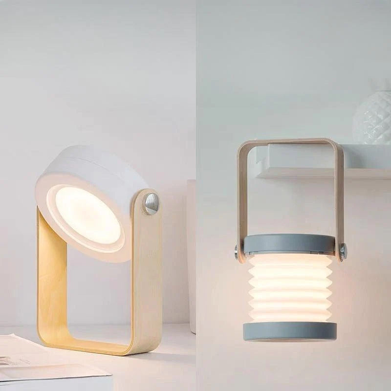 Faltbare Lampe in Laternenform