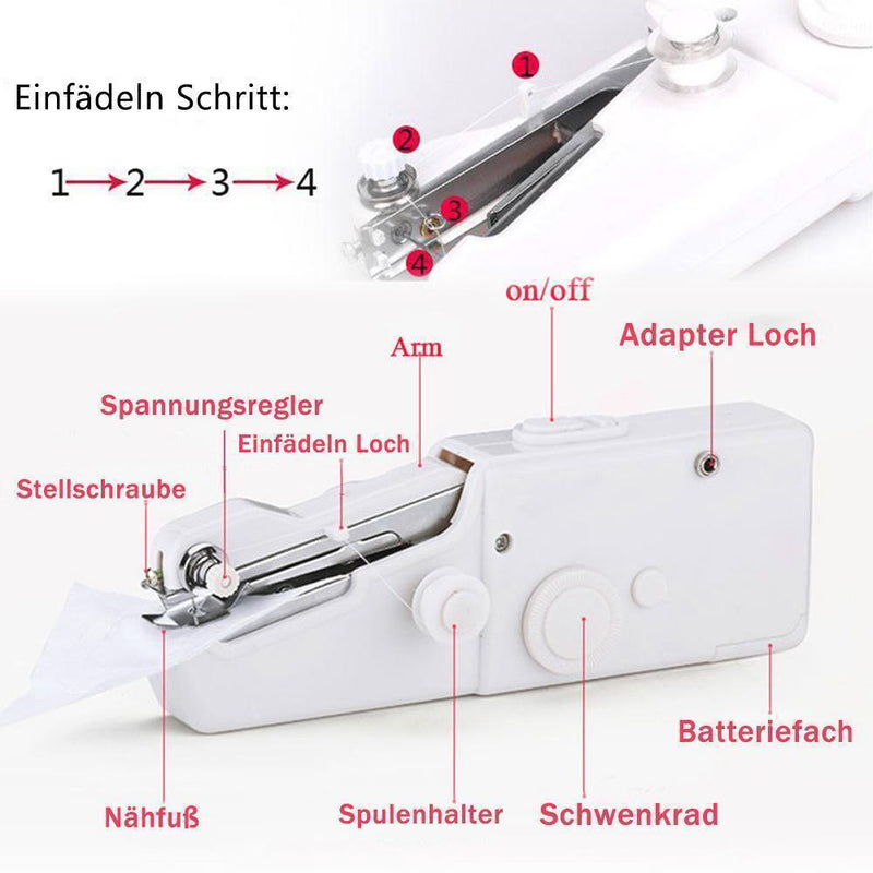 Tragbare Mini Handnähmaschine