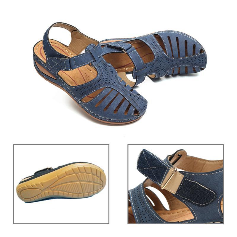 Damen Sommer runde-Zehen Sandalen