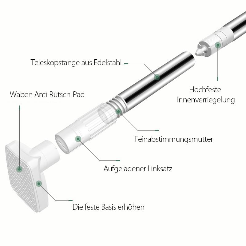 🔥Teleskopkleidung Rod aus Edelstahl