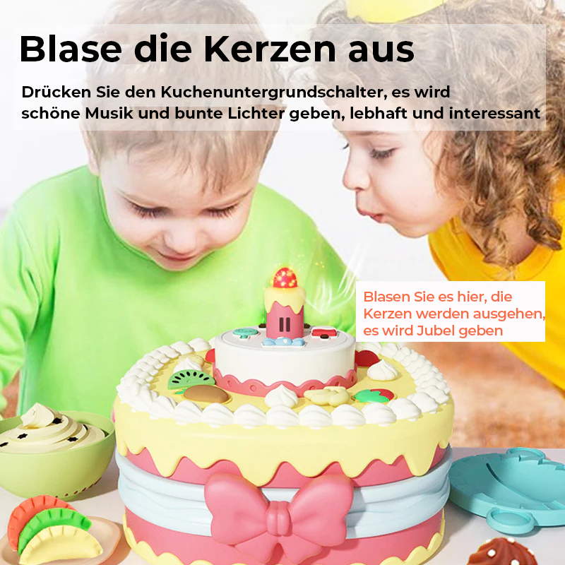 Kuchen Plastilin Farbiger Ton Handgemachtes Spielzeug