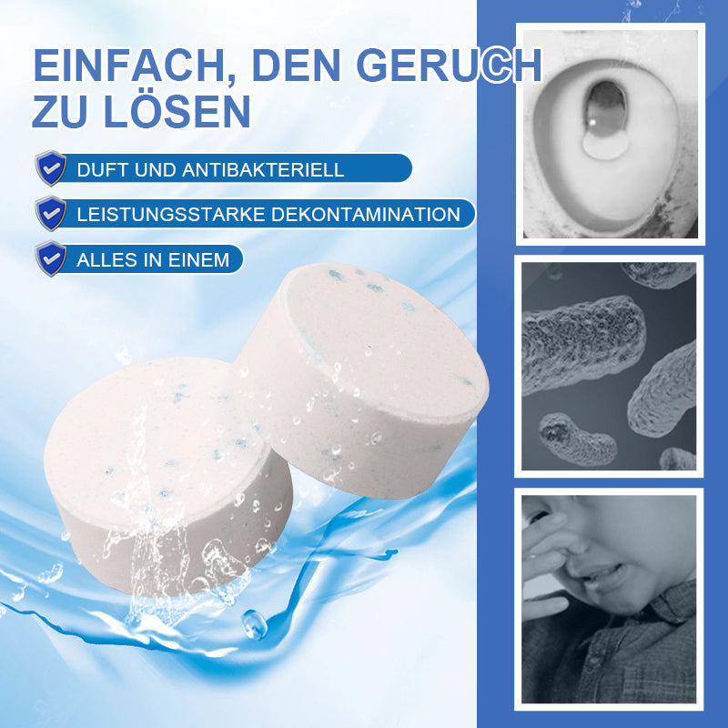 Brausetabletten zur Toilettenreinigung