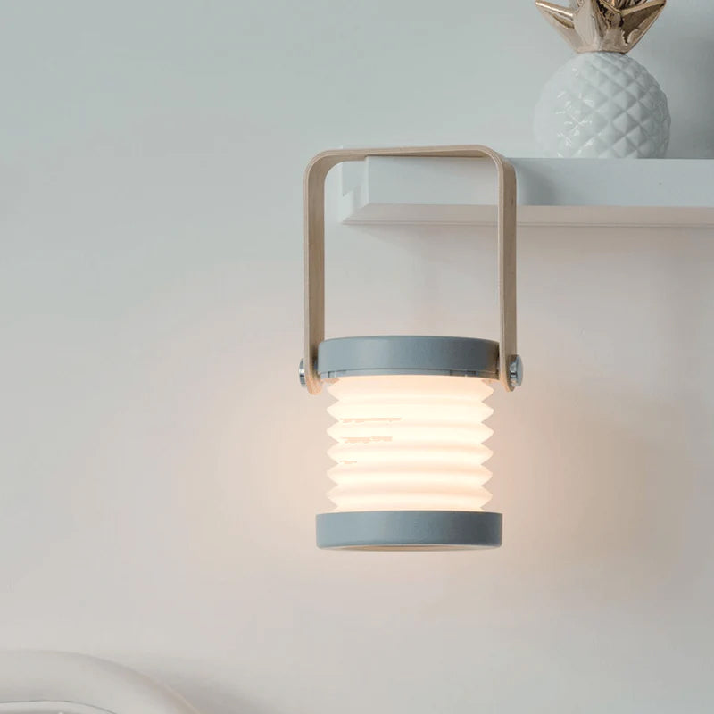 Faltbare Lampe in Laternenform