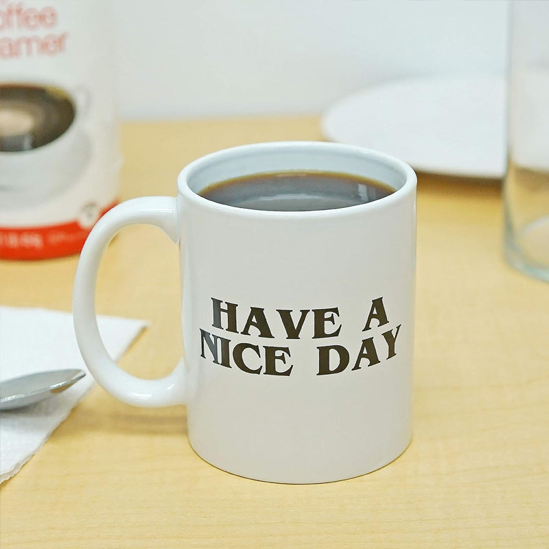 Lustige Mittelfinger-Tasse „Have a Nice Day“