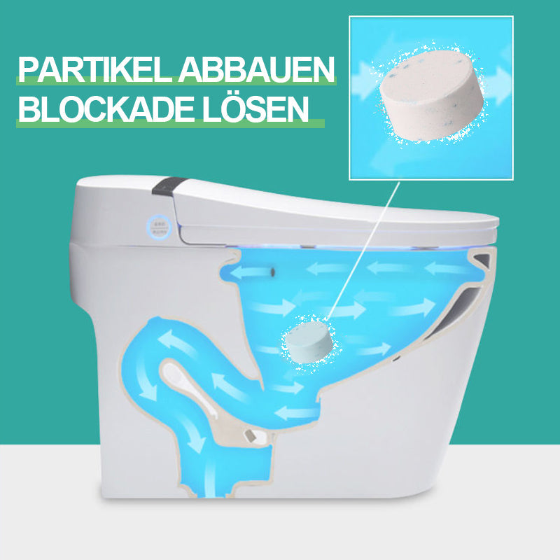 Brausetabletten zur Toilettenreinigung