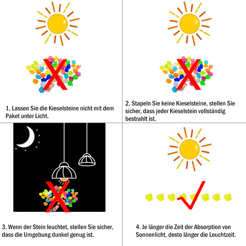Mini Leuchtende Edelsteine🌟