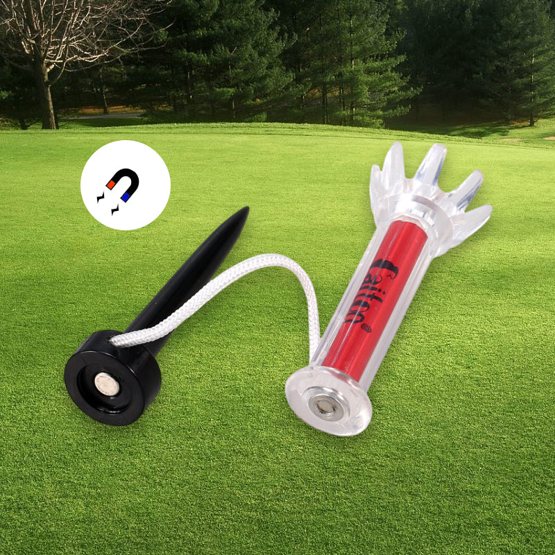 🏌️Golf Tee mit magnetischem Kunststoff 360 Grad Bounce（5Stk/Beutel）