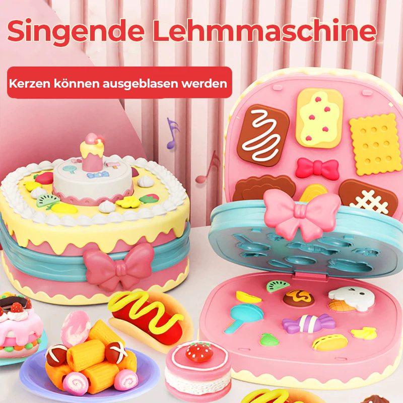 Kuchen Plastilin Farbiger Ton Handgemachtes Spielzeug