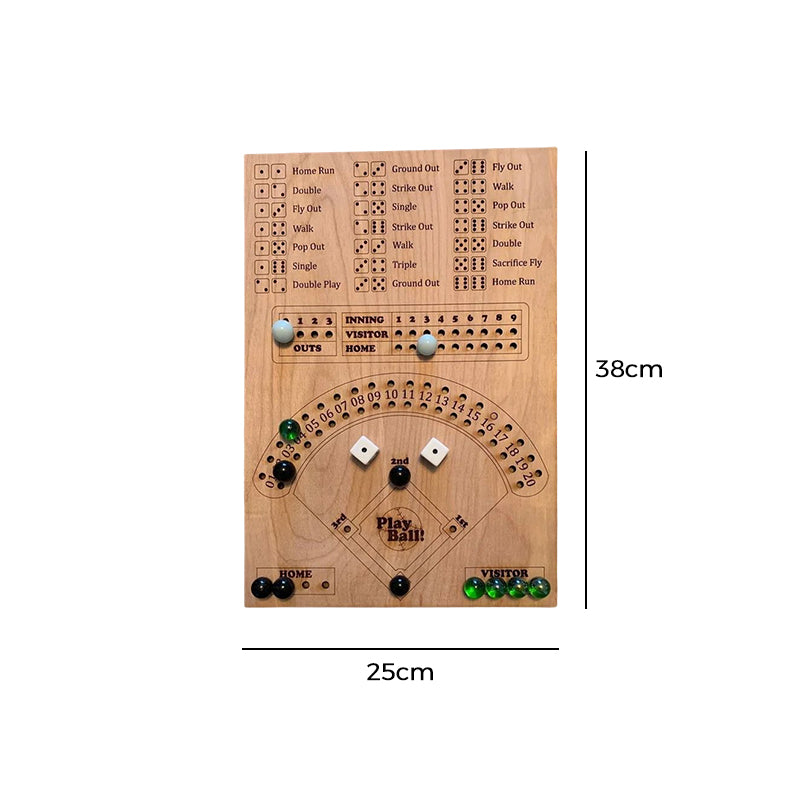 Baseball-Würfel-Brettspiel
